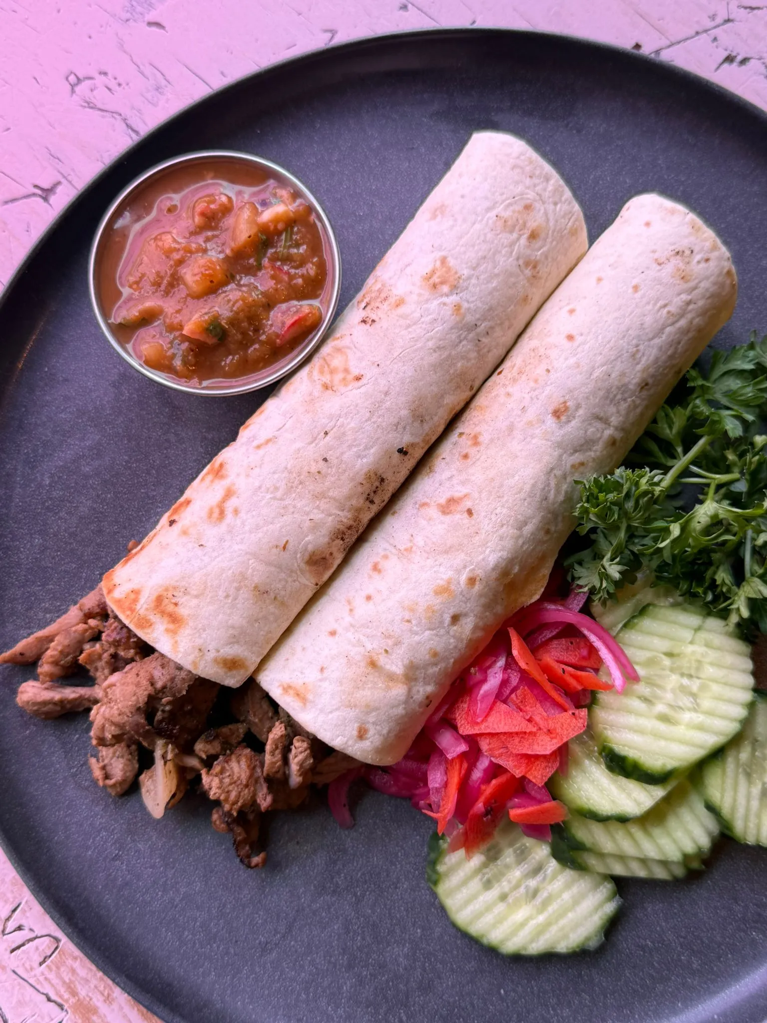 Delicious Tacos Arabe at The Amigos in Edmonton, AB